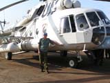 Наш вертолёт. Ей, Судан, июнь 2006
